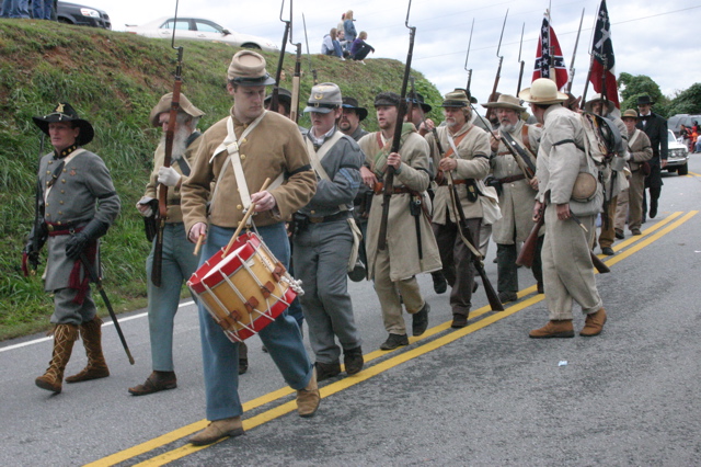 Civil War reenactors