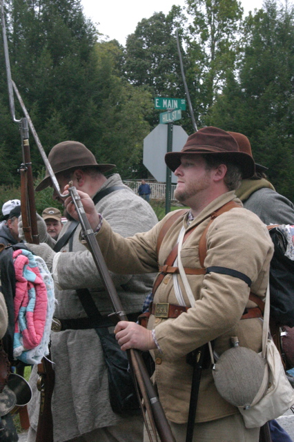 Civil War reenactors