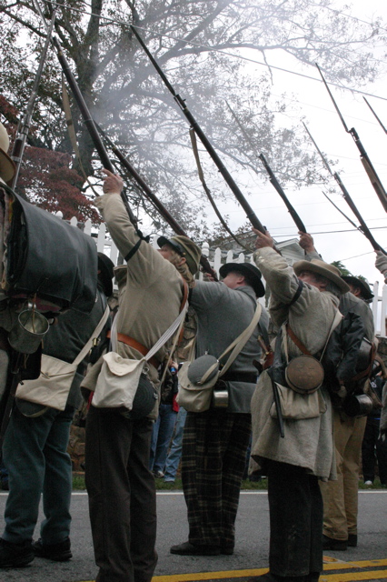 Civil War reenactors