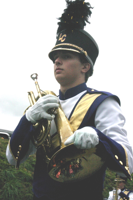 Band of Gold horn player