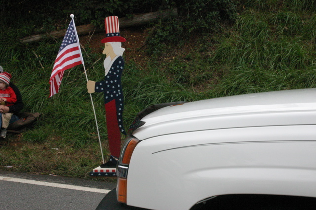 Uncle Sam hood ornament